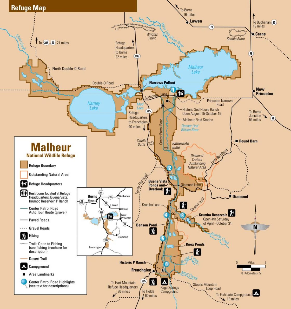 USFW Malheur National Wildlife Refuge Master Map