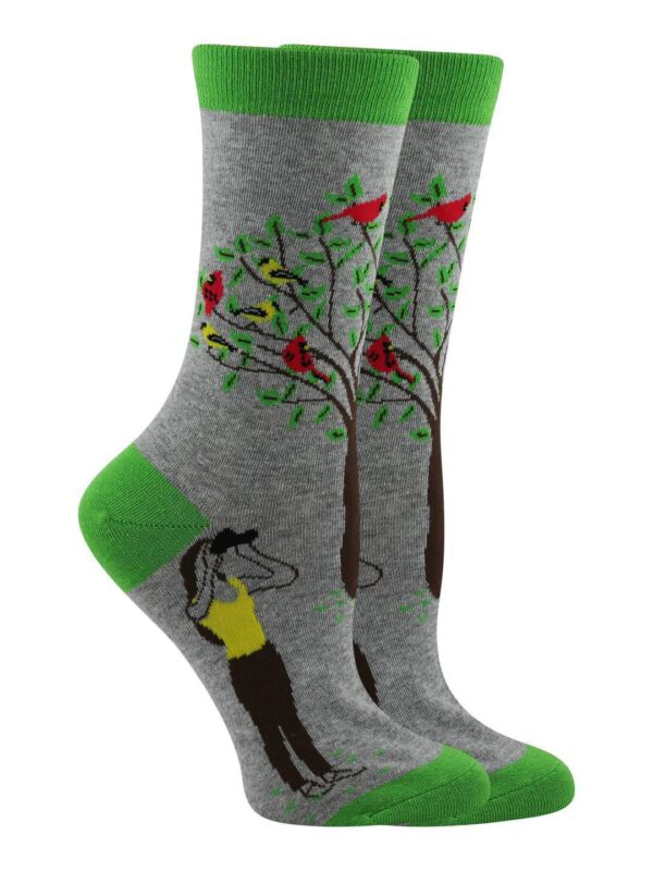 Bird Watcher Crew Sock