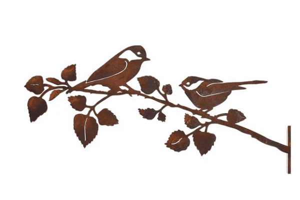 Chickadees on Birch Branch